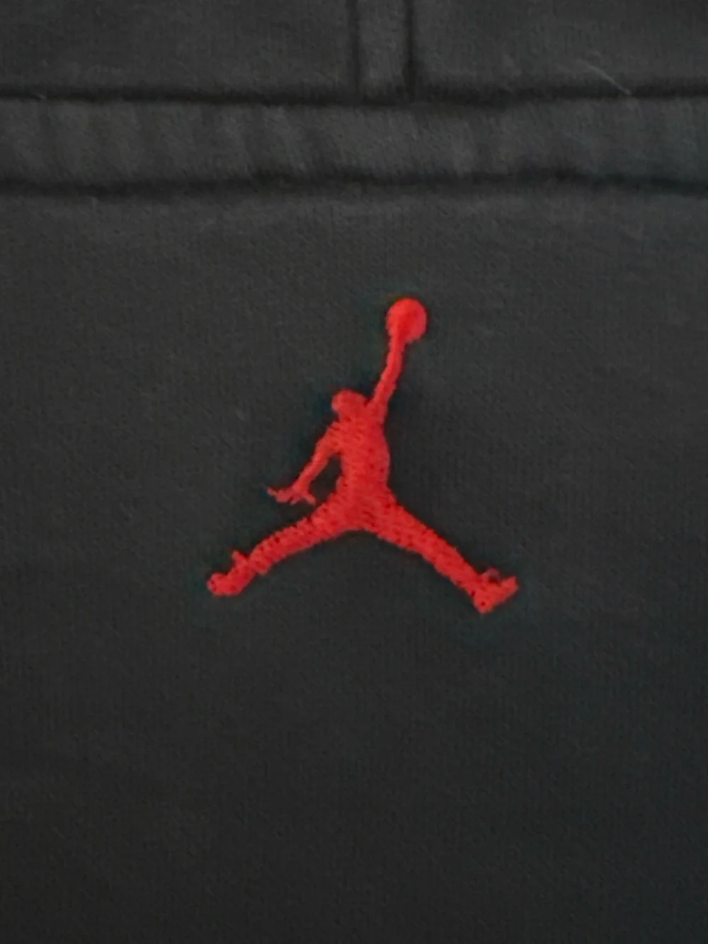 Air Jordan Jumpman Contrast Piping Hoodie Black Red Men's XL 2010 Retro Flight